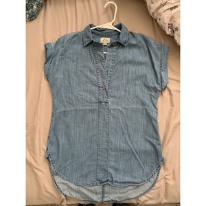 J crew chambray shirt